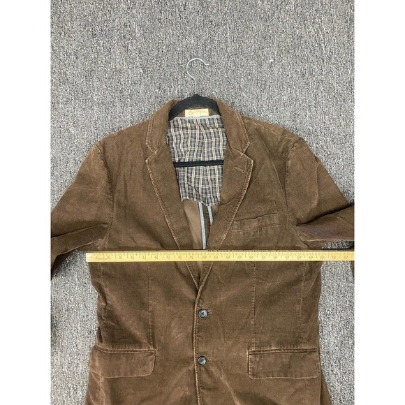 J Crew Brown Corduroy Sport Coat Mens M Blazer Two Button - Picture 3 of 5